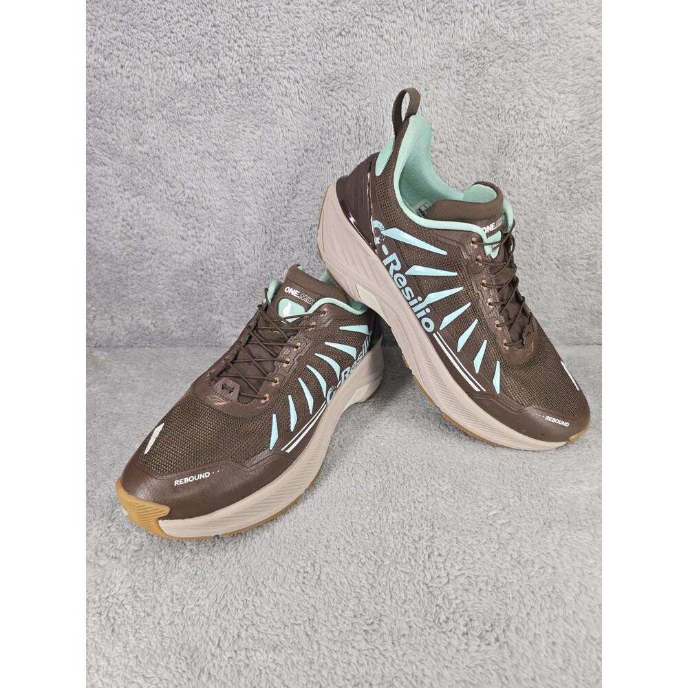 ​ONEMIX O-Resilio Men's Running Shoes Size 12.5 Brown Mint Green Athletic...